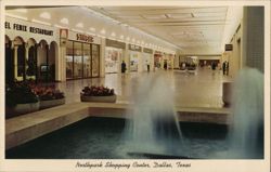 NorthPark Shopping Center Interior with Fountain Dallas, TX Postcard Postcard Postcard