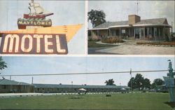 Mayflower Motel, Ypsilanti, MI - Postcard Postcard