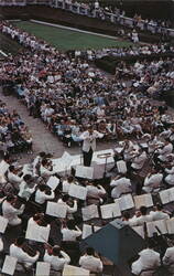 Howard Mitchell Conducts National Symphony at Pan American Union Postcard