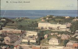 St. George Hotel, Bermuda Aerial View Postcard Postcard Postcard