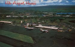 Aerial View of Hilo Airport, Hawaii Postcard Postcard Postcard