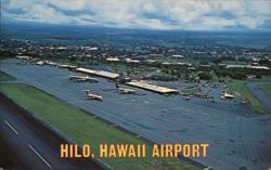 Aerial View of Hilo Airport Hawaii Postcard Postcard Postcard