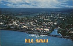 Aerial View of Hilo, Hawaii Postcard Postcard Postcard