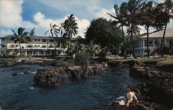 Naniloa Hotel, Hilo, Hawaii: Tropical Seclusion on Hilo Bay Postcard Postcard Postcard