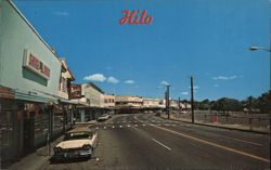 Hilo, Hawaii Street Scene Postcard Postcard Postcard