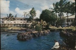 Naniloa Hotel, Hilo, Hawaii - Scenic Oceanfront View Postcard Postcard Postcard