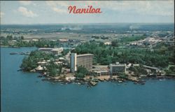 Naniloa Hotel, Hilo, Hawaii: Aerial View of Hilo Bay Postcard Postcard Postcard