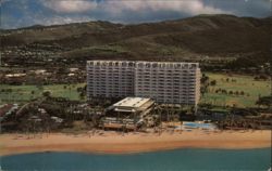 Kahala Hilton Hotel, Oahu, Hawaii - Aerial View Hotels Postcard Postcard Postcard