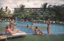 Kaanapali Beach Hotel Pool, Maui, Hawaii Postcard