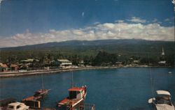 Kailua-Kona Harbor, Orchid Isle, Hawaii Postcard Postcard Postcard