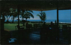 Lovely Kona Inn at Kailua, Hawaii: Ocean View from Lanai Postcard Postcard Postcard