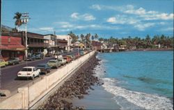 Front Street and Sea Wall, Lahaina, Maui, Hawaii Don Cappi Postcard Postcard Postcard