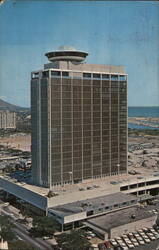 La Ronde Revolving Restaurant Atop Ala Moana Building, Honolulu Postcard