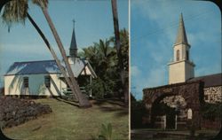 The Little Blue Church Postcard