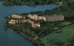 Kona Surf Resort Aerial View, Keauhou Bay, Hawaii Postcard