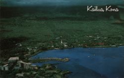 Aerial View of Kailua, Kona, Hawaii Postcard Postcard Postcard