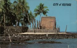 City of Refuge, Honaunau, Island of Hawaii Postcard