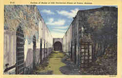 Portion of Ruins of Old Territorial Prison at Yuma Arizona Postcard Postcard