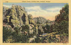 Canyon Scene, Granite Dells Prescott, AZ Postcard Postcard