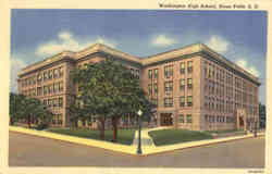 Washington High School Sioux Falls, SD Postcard Postcard