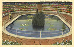 Sunken Garden, Nelson Park Postcard