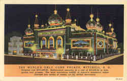 The World's Only Corn Palace Mitchell, SD Postcard Postcard