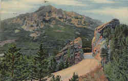 The South St. Vrain Highway To Rocky Mountain National Park Estes Park, CO Postcard Postcard