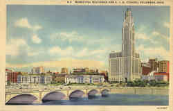 Municipal Building And A. I. U. Citadel Columbus, OH Postcard Postcard