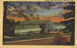 Eden Park Conservatory Cincinnati, OH Postcard Postcard