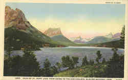 Head of St. Mary Lake From Going-To -the-Sun Chalets Glacier National Park, MT Postcard Postcard