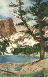 Dream Lake And Hallett Peak Rocky Mountain National Park, CO Postcard Postcard