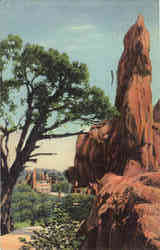 Vista in The Garden of the Gods Postcard