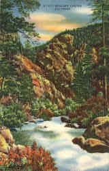 Boulder Canyon Scenic, CO Postcard Postcard