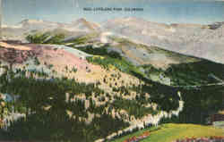 Loveland Pass Scenic, CO Postcard Postcard