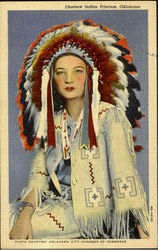 Choctaw Indian Princess Oklahoma Postcard