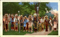 Comanche Indians Oklahoma Postcard