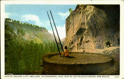 Kiva Of Ancient Cliff Dwellers Postcard