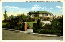 Residence Of Marion Davies Postcard