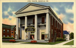 Lyric Theatre Boonville, MO Postcard Postcard