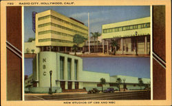 Radio City, New Studios Of Cbs And Nbs Hollywood, CA Postcard Postcard