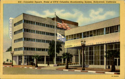 Columbia Square, Home of KNX Columbia Broadcasting Systems Postcard