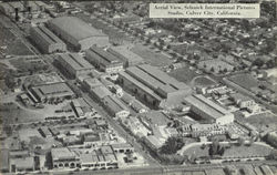 Aerial View, Selznick International Pictures Studio Culver City, CA Postcard Postcard