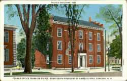 Thye Old Building, Former Office Franklin Pierce Concord, NH Postcard Postcard