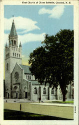 First Church of Christ Scientist concord, NH Postcard Postcard