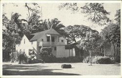 Old Mission House 1821, Printing House 1823 Postcard