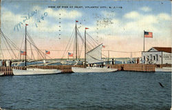 View Of Pier At Inlet Postcard