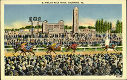 Pimlica Race Track Postcard