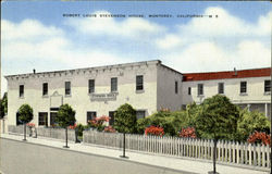 Robert Louis Stevenson House Monterey, CA Postcard Postcard