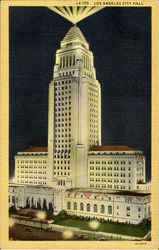 Los Angeles City Hall California Postcard Postcard