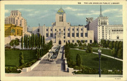 The Los Angeles Public Library California Postcard Postcard